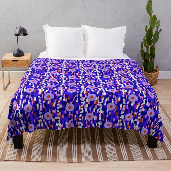 Item preview, Circles and large strokes, Vertical version, Blue background designed and sold by Alex Blud.