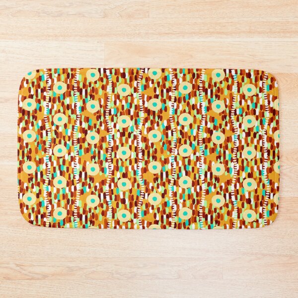 Item preview, Circles and large strokes, Vertical version, Yellow background designed and sold by Alex  Blud.