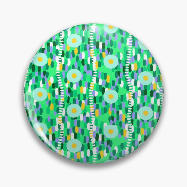 Item preview, Circles and large strokes, Vertical version, Green background designed and sold by Alex  Blud.