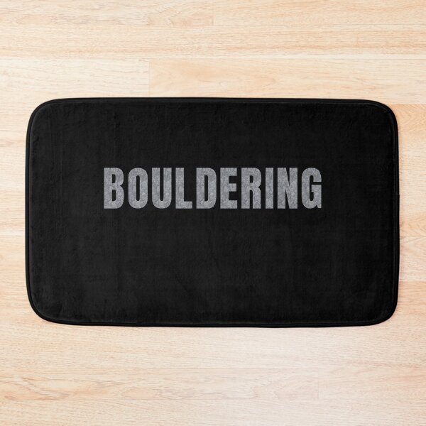 Item preview, Bouldering lettering climbing bouldering vintage dark T-shirt designed and sold by Bouldershop.