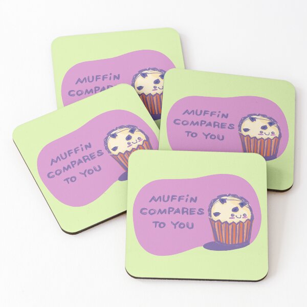 Item preview, Muffin Compares To You - Blueberry Muffin Illustration designed and sold by rooandjoo.