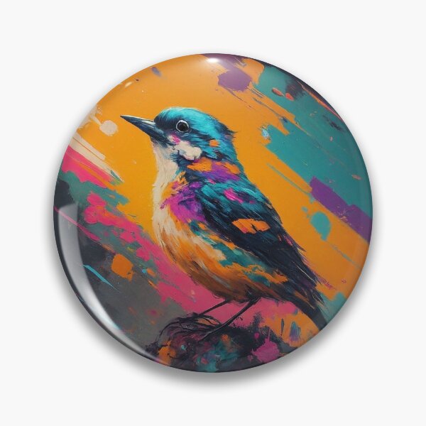 Item preview, Melodía en color: Pájaro cantor abstracto designed and sold by CorbinHenry.