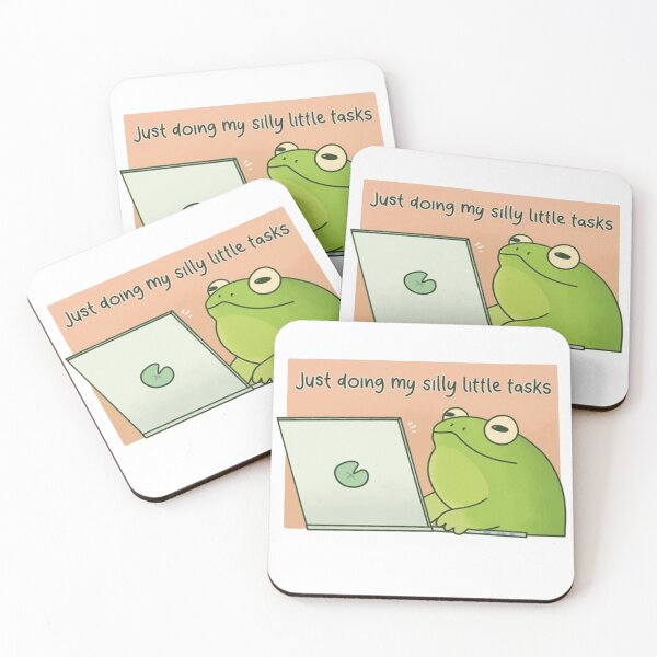 Item preview, Just Doing My Silly Little Tasks Frog designed and sold by stevanren62.