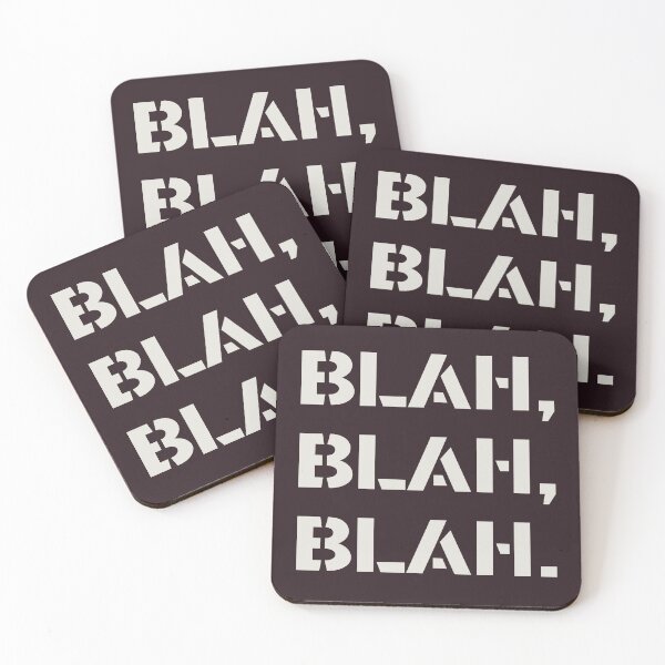 Item preview, Blah, blah, blah designed and sold by Old Friends.