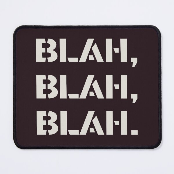 Item preview, Blah, blah, blah designed and sold by Old Friends.