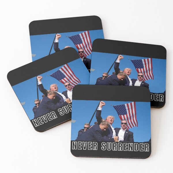 Item preview, Trump Never Surrender  designed and sold by KingsManKind.