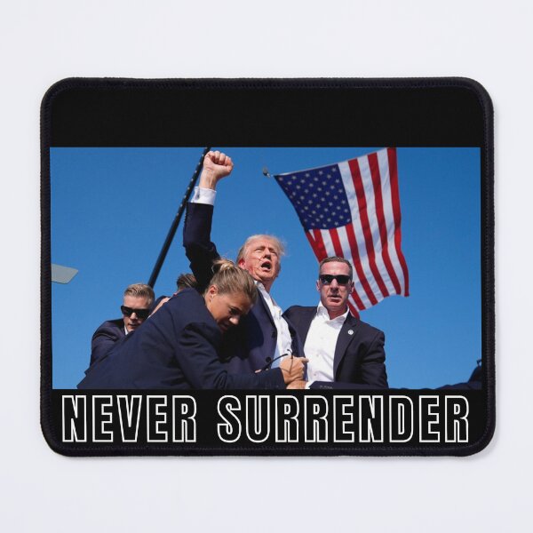 Item preview, Trump Never Surrender designed and sold by KingsManKind.