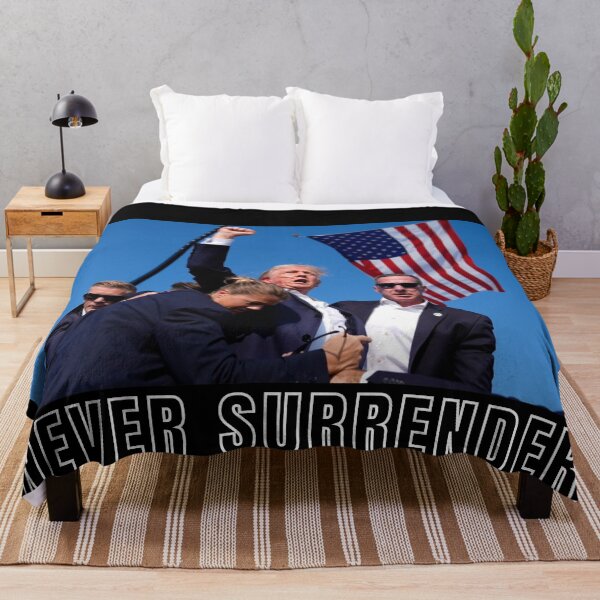 Item preview, Trump Never Surrender  designed and sold by KingsManKind.