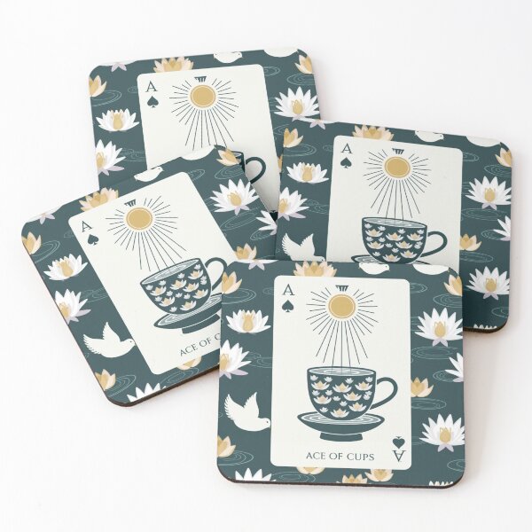 Item preview, Ace of Cups Tarot designed and sold by IoneShopDesign.