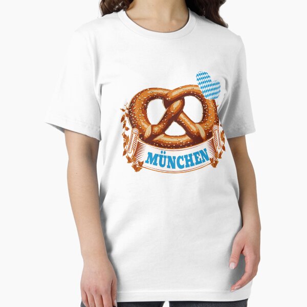 Vista previa del artículo con la obra «Bandera de pretzel del Bayern de Múnich», diseñado y vendido por LayersDesign.