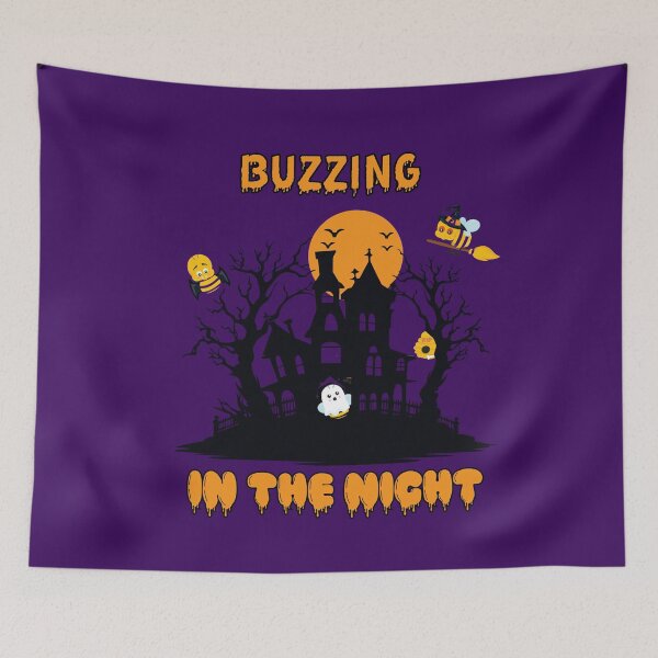 Item preview, Bee Spooky - Buzzing In The Night designed and sold by GRABAPSHOP.