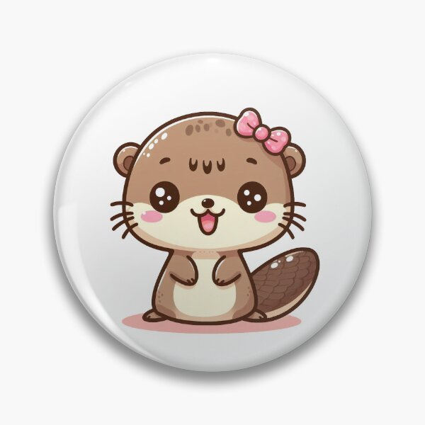 Item preview, Playful Kawaii Sea Otter designed and sold by istoriadesign.