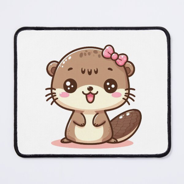 Item preview, Playful Kawaii Sea Otter designed and sold by istoriadesign.