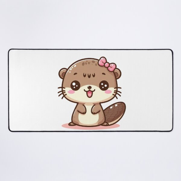 Item preview, Playful Kawaii Sea Otter designed and sold by istoriadesign.