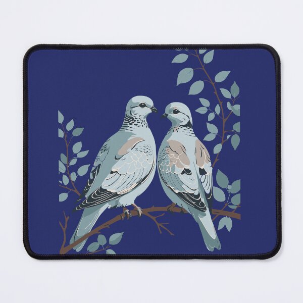Item preview, Two Turtle Doves Cut-Out Stencil-Style designed and sold by taiche.