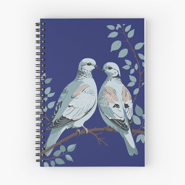 Item preview, Two Turtle Doves Cut-Out Stencil-Style designed and sold by taiche.