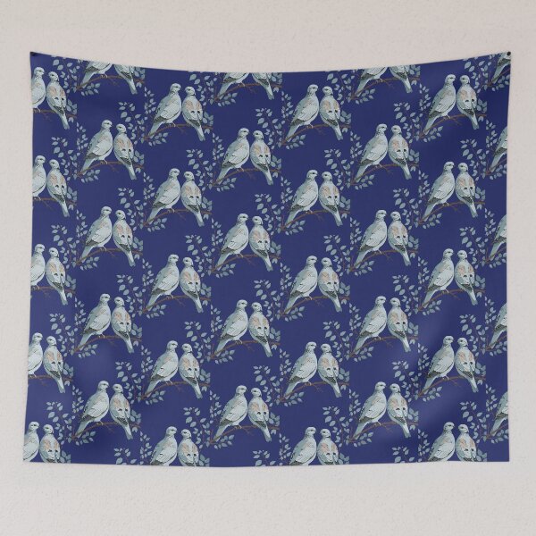 Item preview, Two Turtle Doves Cut-Out Stencil-Style designed and sold by taiche.