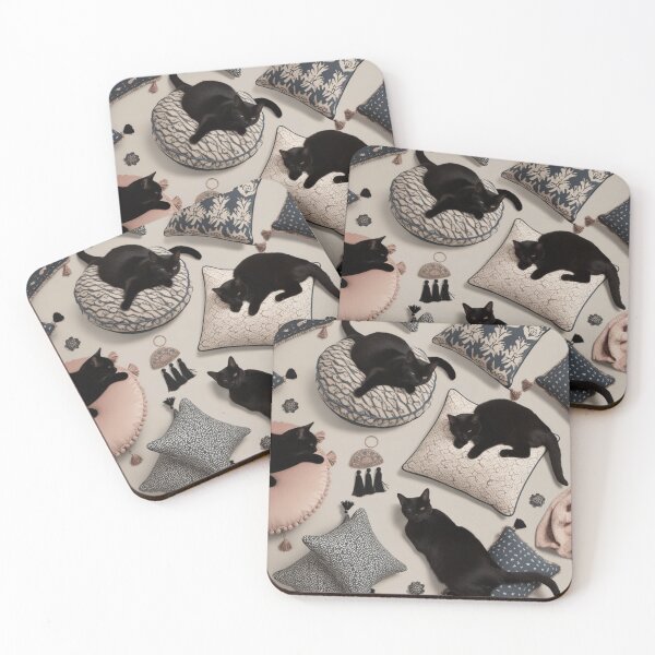 Item preview, Lazy Balck Cats  designed and sold by IoneShopDesign.