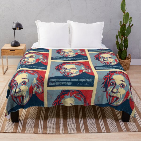 Item preview, Imagination is more important than knowledge - Albert Einstein Quote designed and sold by unrealindeed.