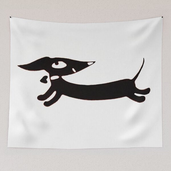 Item preview, Long dog running free designed and sold by ricoflinn.