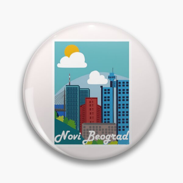 Item preview, Novi Beograd  Serbia Belgrade Illustration designed and sold by Ratatatts.