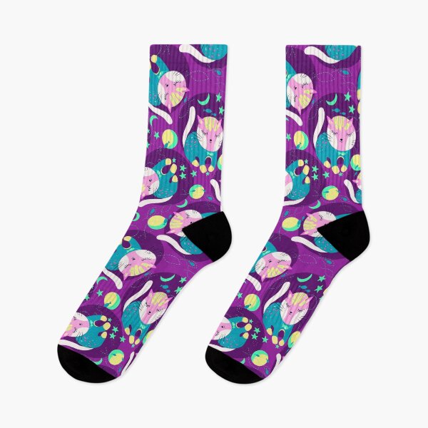 Item preview, Night cat games, violet background designed and sold by Alex  Blud.