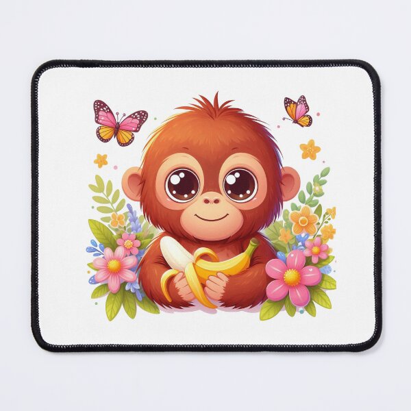 Item preview, Charming Kawaii Orangutan designed and sold by istoriadesign.