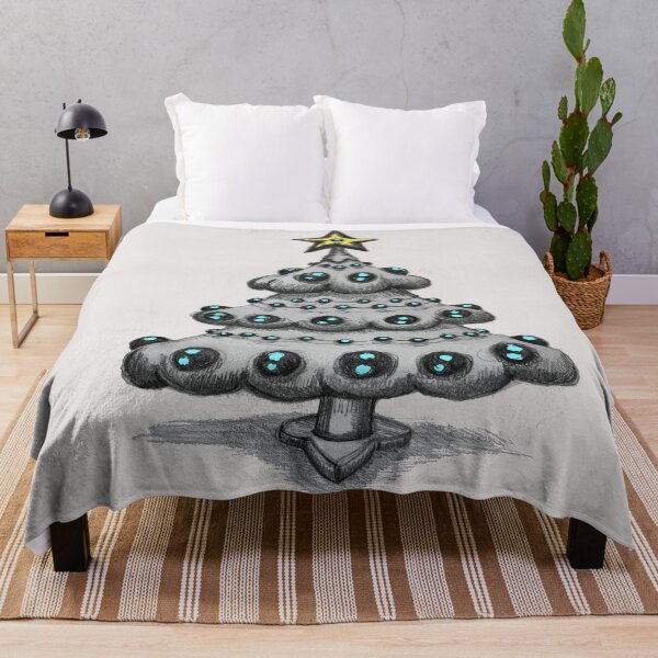 Item preview, "Fir tree with sapphire balls" designed and sold by ArthureCendre.