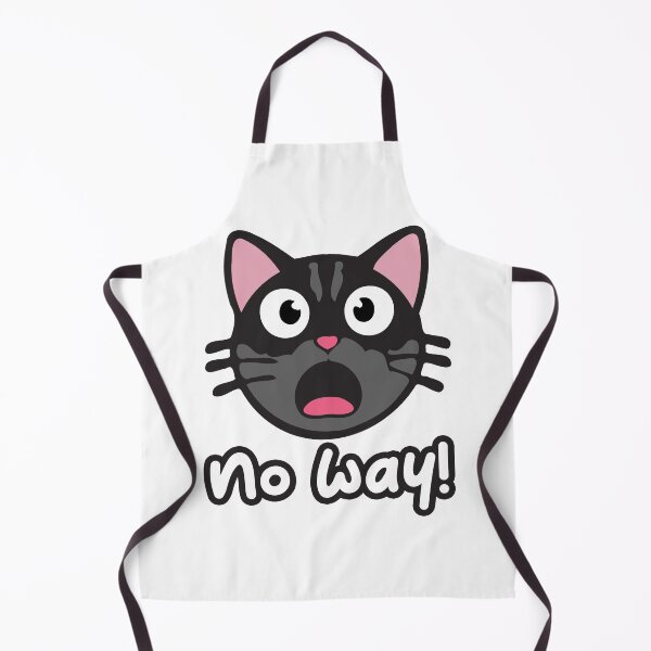 Item preview, No way! Shocked cute cat design designed and sold by SleekVisuals.