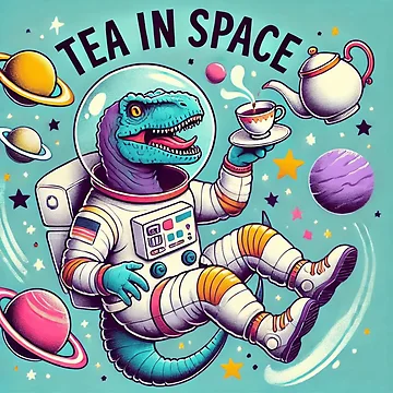 Artwork thumbnail, Tea In Space by IoneShopDesign