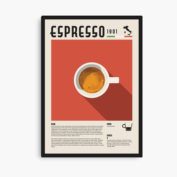 Item preview, Espresso Cup Coffee Illustration designed and sold by aio.