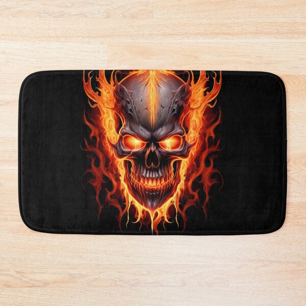 Item preview, Blazing Skull with Fiery Eyes and Intense Flames designed and sold by Vinson-MFG.