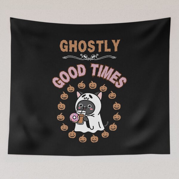 Item preview, Ghostly Pumpkin Donuts designed and sold by AnnDart.