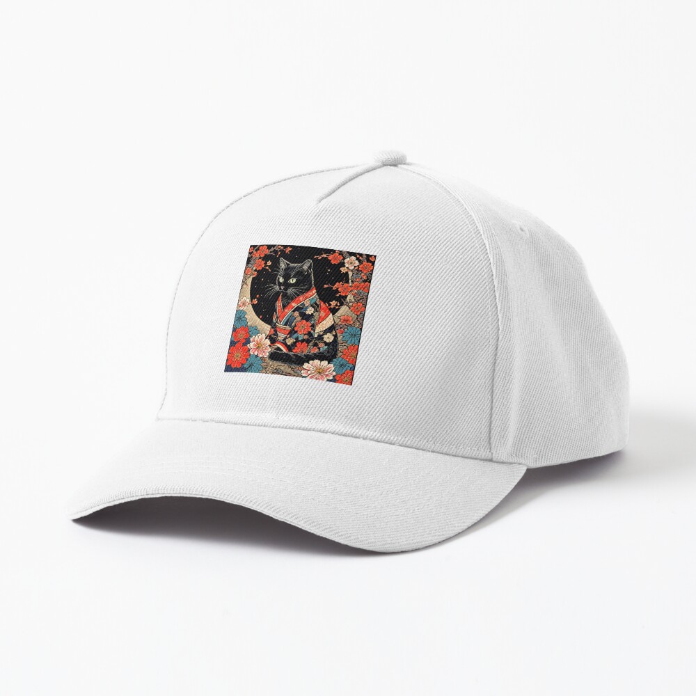 Vista previa del artículo con la obra «Gorra de béisbol», diseñado y vendido por Catophile.