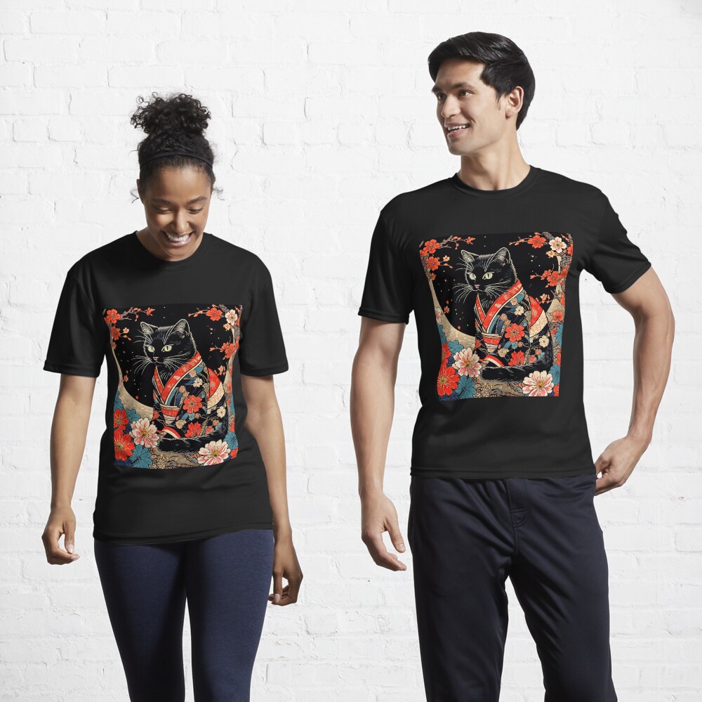 Vista previa del artículo con la obra «Camiseta deportiva», diseñado y vendido por Catophile.