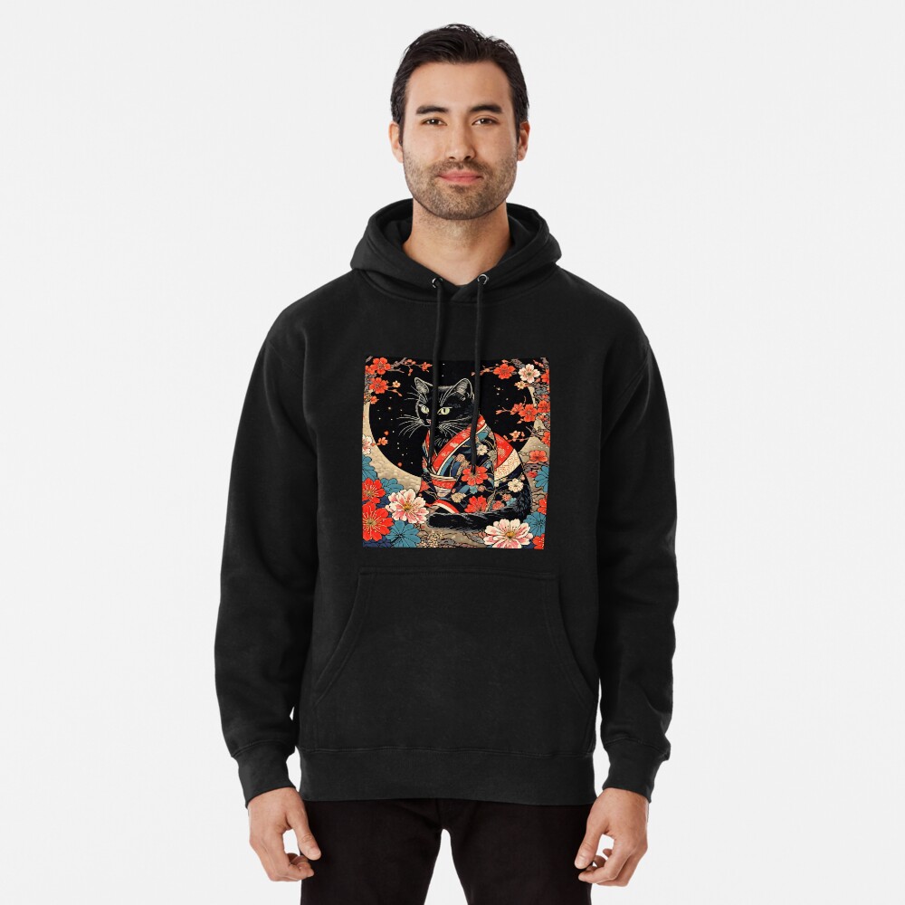 Vista previa del artículo con la obra «Sudadera con capucha», diseñado y vendido por Catophile.
