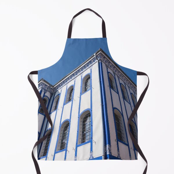 Item preview, Elegant Revival Mansion in Blue and White designed and sold by Georgia Mizuleva.