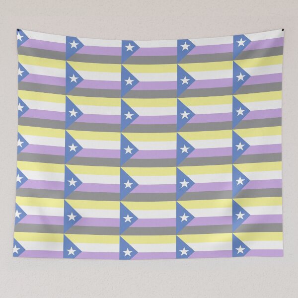 Item preview, Estalada no binària (flag) designed and sold by Hariimiisu.