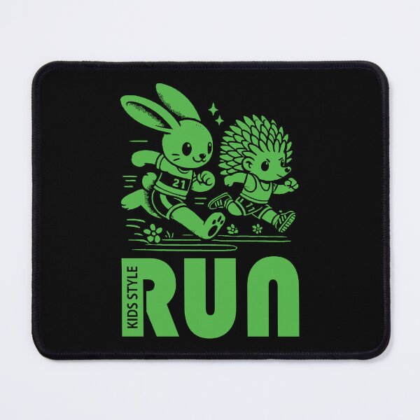 Item preview, Bunny and Hedgehog in a Fast-Paced Lime Green Race designed and sold by Soulemotion.