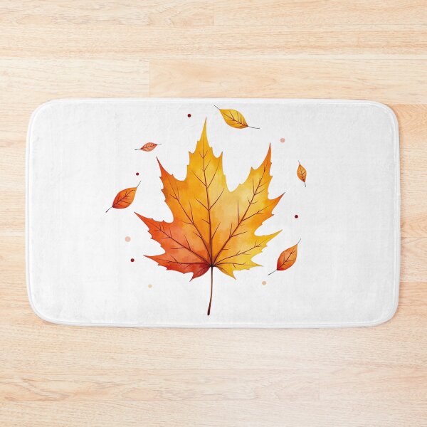 Item preview, Autumn Golden Leaves - fluidwatercolor  designed and sold by fluidwatercolor.
