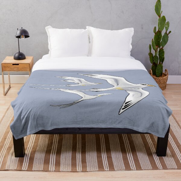 Item preview, White bird flying Straw tail tropical island designed and sold by mtdessin.