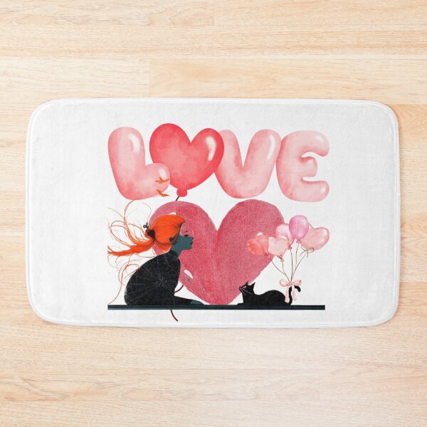 Item preview, "Unconditional Love Between a Person and a Cat" designed and sold by Booshop2324.