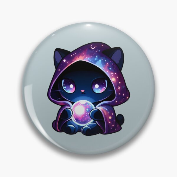 Artikelvorschau, Kosmische Katze mit einer Kristallkugel entworfen und verkauft von Kwanbaba21.