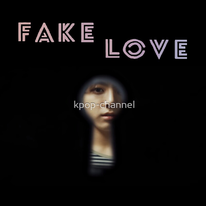 "BTS - FAKE LOVE" Posters by kpop-channel | Redbubble