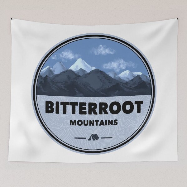 Item preview, Bitterroot Mountains Camping designed and sold by Esskay Designs.