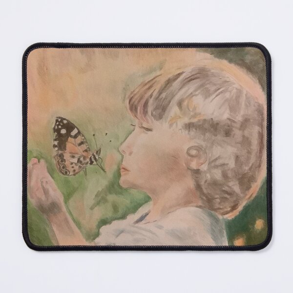 Item preview, Child gazing at a butterfly designed and sold by Jacinta hunt.