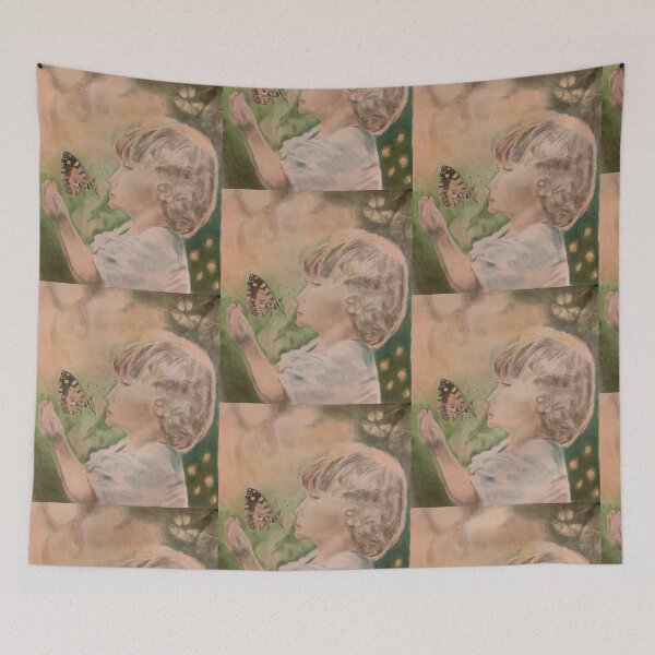 Item preview, Child  gazing at a butterfly  designed and sold by Jacinta hunt.