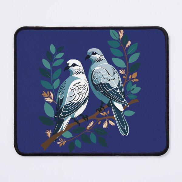 Item preview, Two Turtle Doves Cut-Out Stencil-Style 2 designed and sold by taiche.