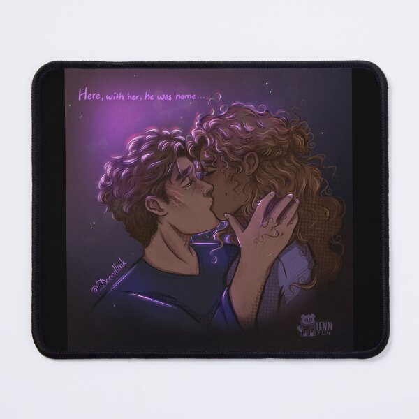 Item preview, Here, with her, he was home print designed and sold by DoodlingLenn.