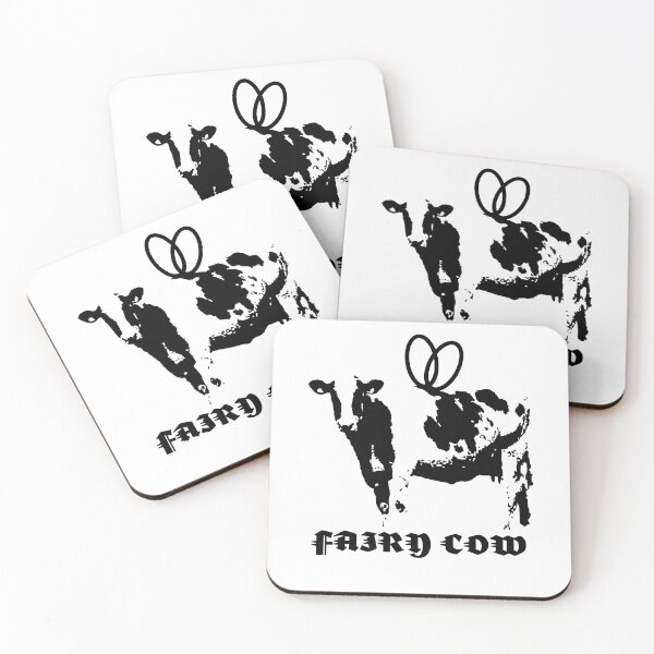 Item preview, Cow Fairy retro print designed and sold by KuhFee.